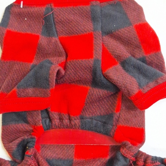 🆕️ WONDERSHOP--Buffalo Checkered Matching Family Dog / Cat Pajamas, Black/Red - Picture 3 of 9